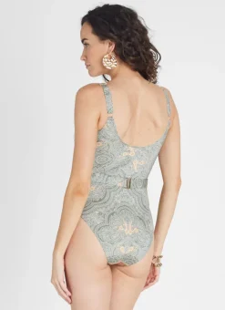 One Pieces^Aqua Blu Nicola One Piece Floret