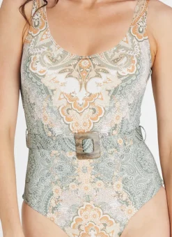 One Pieces^Aqua Blu Nicola One Piece Floret