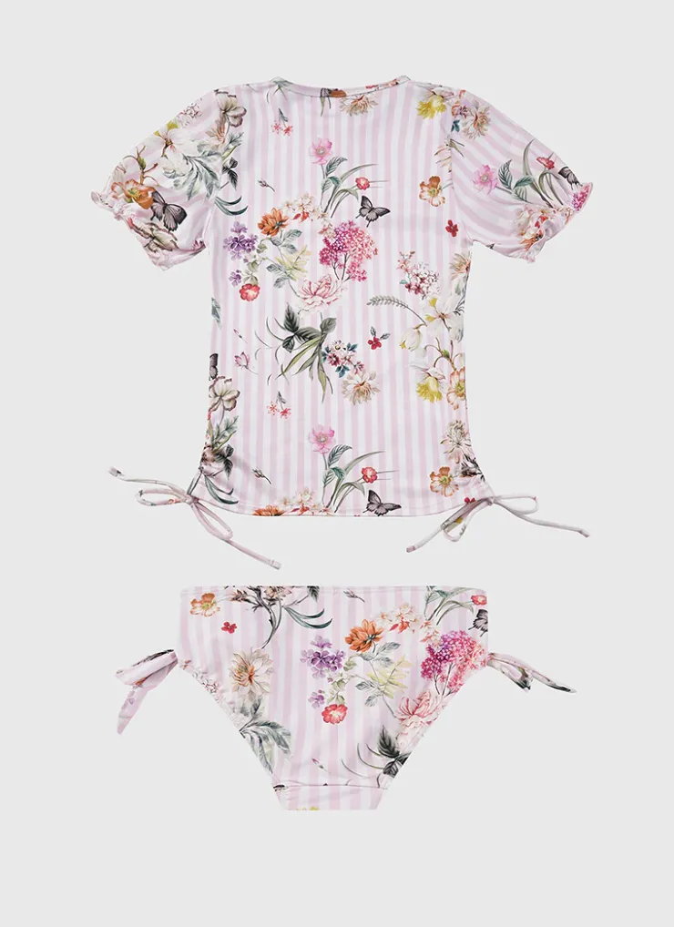 Rashies|Sets^Aqua Blu Short Sleeve Rash Vest Set Flutter