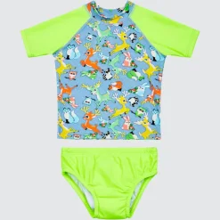 Shop Infants (00-2)^Aqua Blu Rashie and Swim Nappy Set Forest Adventures