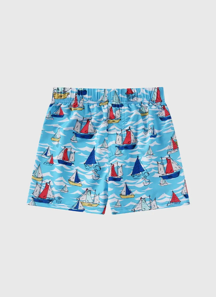 Shop Infants (00-2)|Boardshorts^Aqua Blu Lycra Boardshorts Helm