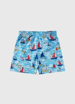 Shop Infants (00-2)|Boardshorts^Aqua Blu Lycra Boardshorts Helm
