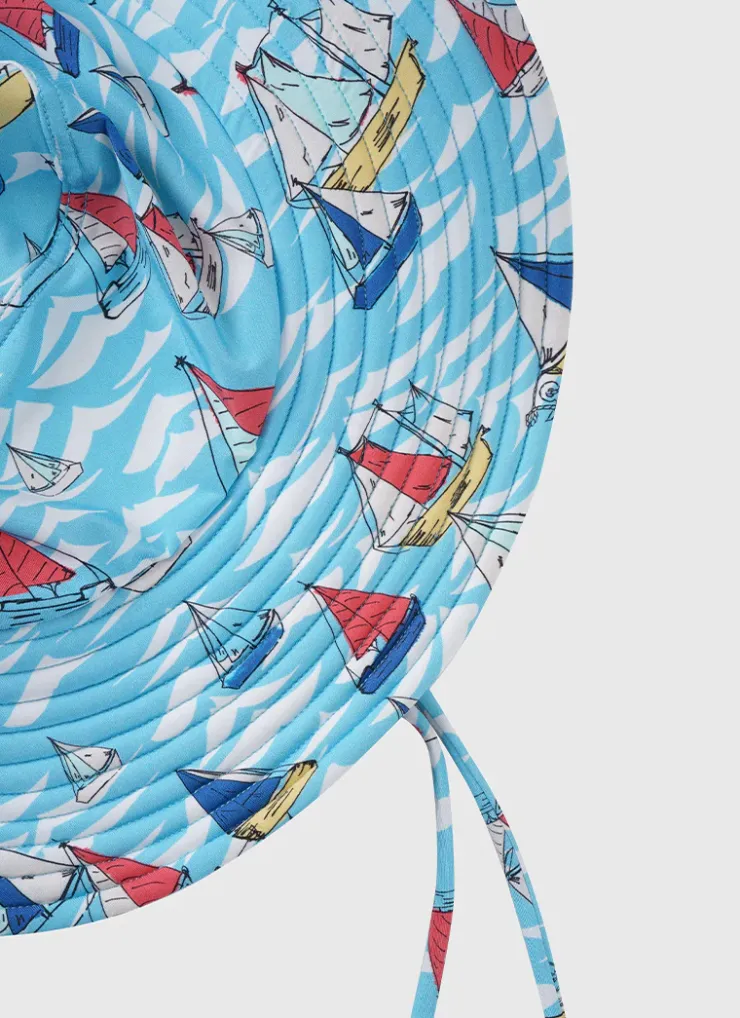 Shop Infants (00-2)|Hats^Aqua Blu Lycra Hat Helm