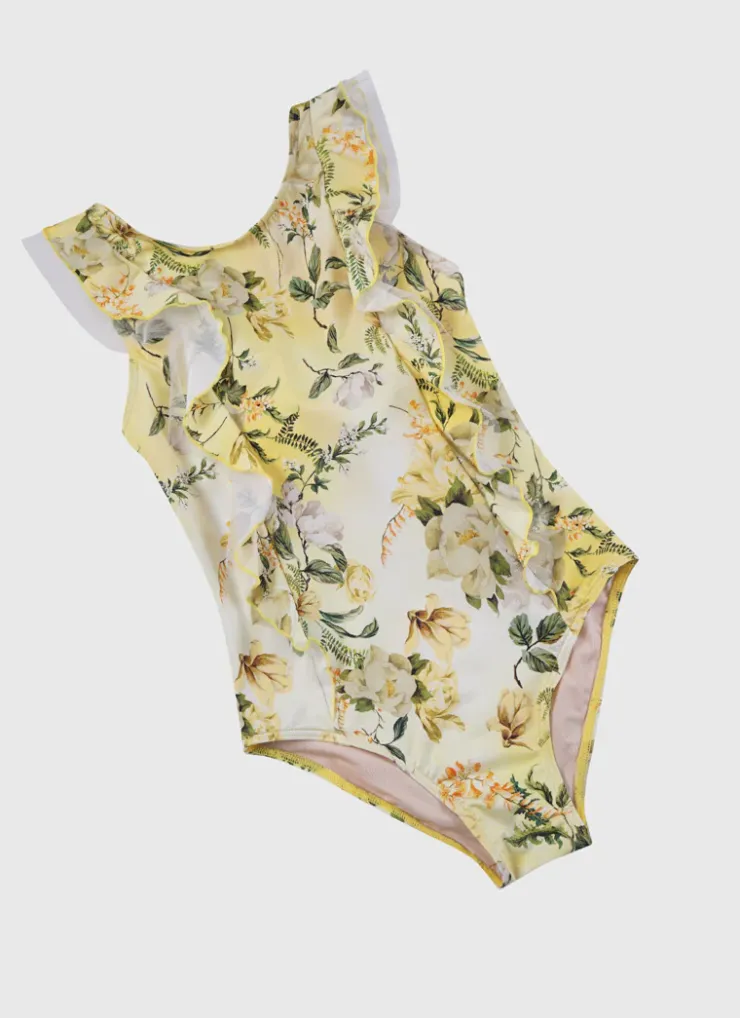Shop Juniors (3-7)|One Pieces^Aqua Blu Frill One Piece Holly