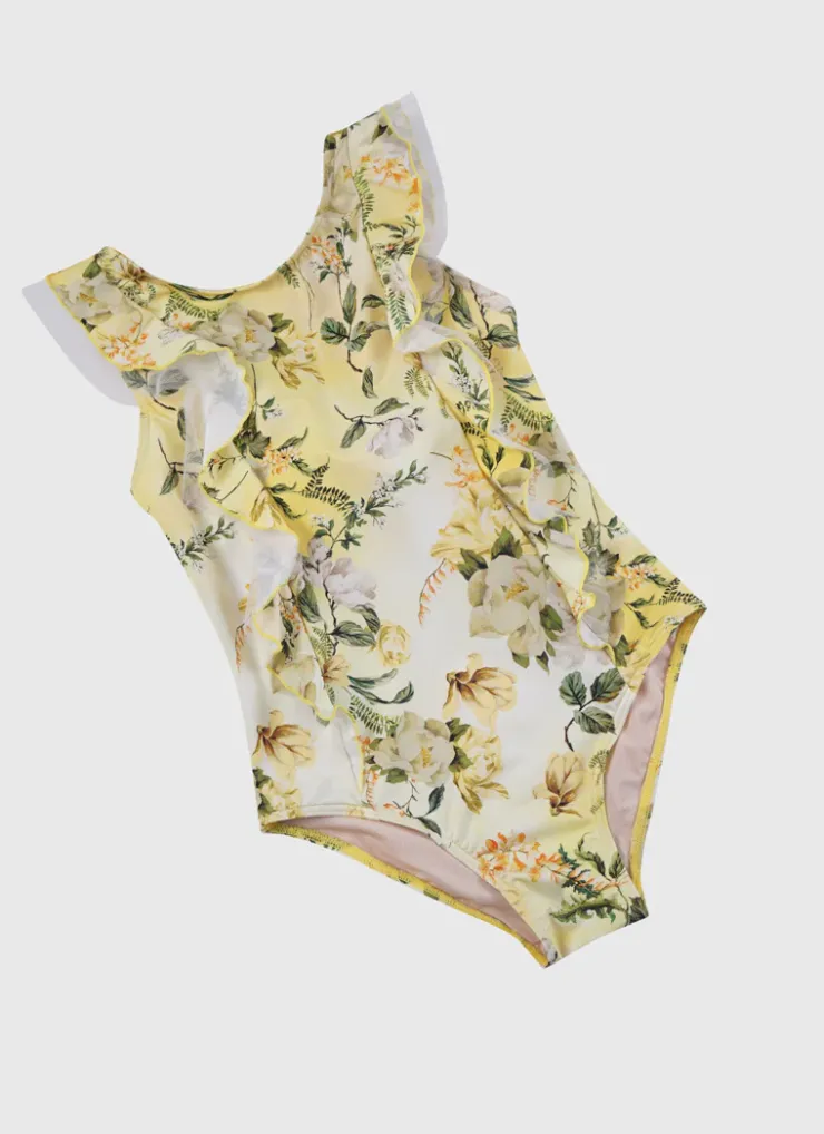 One Pieces^Aqua Blu Frill One Piece Holly