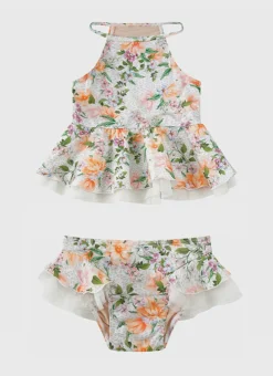Shop Infants (00-2)|Sets^Aqua Blu Tankini Set Honeysuckle