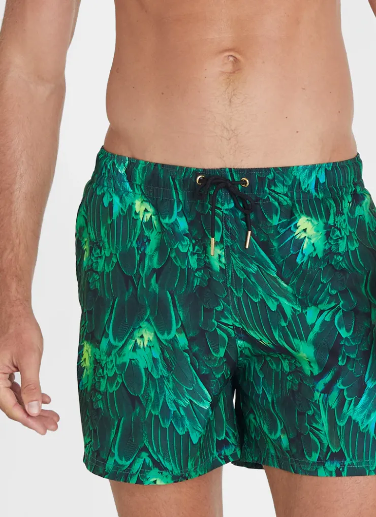 Swim Shorts^Aqua Blu Running Shorts Hummingbird