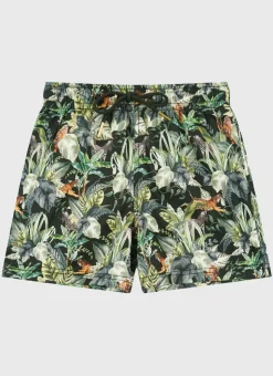 Shop Juniors (3-7)|Bottoms^Aqua Blu Boardshorts Labyrinth