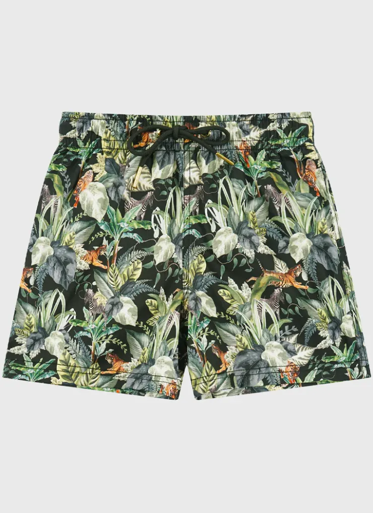 Shop Juniors (3-7)|Bottoms^Aqua Blu Boardshorts Labyrinth