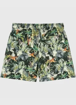 Shop Juniors (3-7)|Bottoms^Aqua Blu Boardshorts Labyrinth