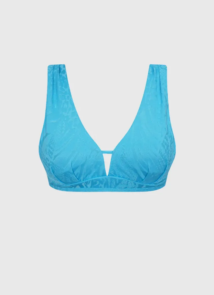 Tops^Aqua Blu Celeste D/DD Cup Top Lapis