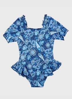 Shop Juniors (3-7)|One Pieces^Aqua Blu Short Sleeve One Piece Laurel