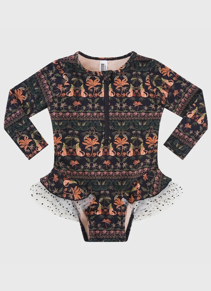One Pieces|Shop Infants (00-2)^Aqua Blu Long Sleeve One Piece Luxor