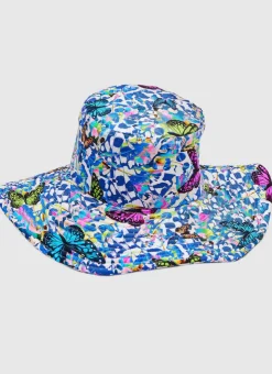 Shop Infants (00-2)^Aqua Blu Lycra Hat Mariposa