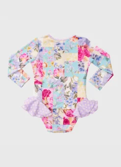 Shop Infants (00-2)|One Pieces^Aqua Blu Long Sleeve One Piece Meadow