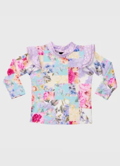 Shop Infants (00-2)|Rashies^Aqua Blu Long Sleeve Rash Vest Meadow
