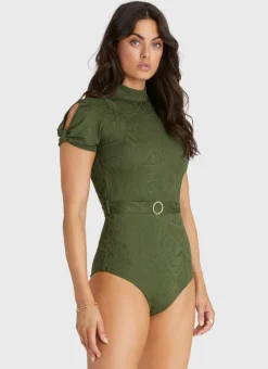 One Pieces^Aqua Blu Adria One Piece Olive
