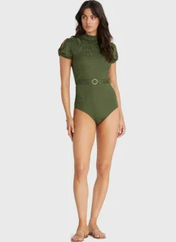 One Pieces^Aqua Blu Adria One Piece Olive