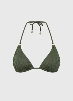 Tops^Aqua Blu Aurora Triangle Olive