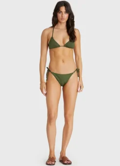 Bottoms^Aqua Blu Felicity Tie Side Pant Olive