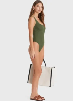 One Pieces^Aqua Blu Vero DD/E Cup One Piece Olive