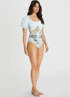 One Pieces^Aqua Blu Joanna One Piece Palmilla