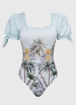 One Pieces^Aqua Blu Joanna One Piece Palmilla