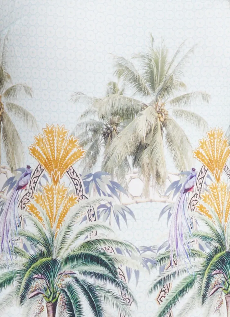 Rash Guards|Tops^Aqua Blu Lyla Rash Guard Palmilla