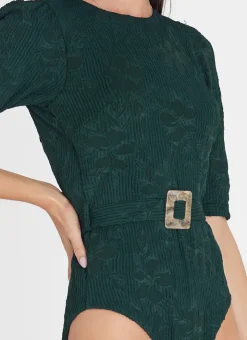 One Pieces^Aqua Blu Peacock Melissa One Piece Green