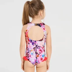 Shop Juniors (3-7)^Aqua Blu Frill One Piece (SAMPLE) Peony