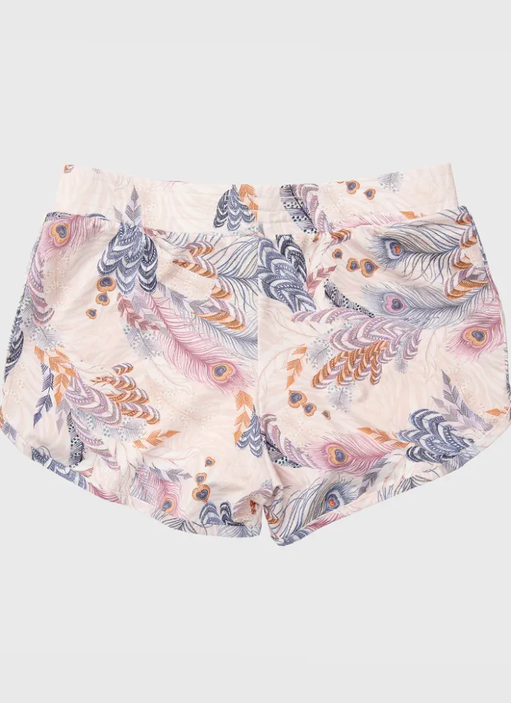 Shop Teens (8-16)|Bottoms^Aqua Blu Lycra Boardshorts Plumeria