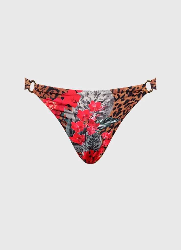 Bottoms^Aqua Blu Alexis Cheeky Pant Poppy