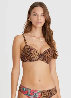 Tops^Aqua Blu Judy D/DD Cup Top Poppy