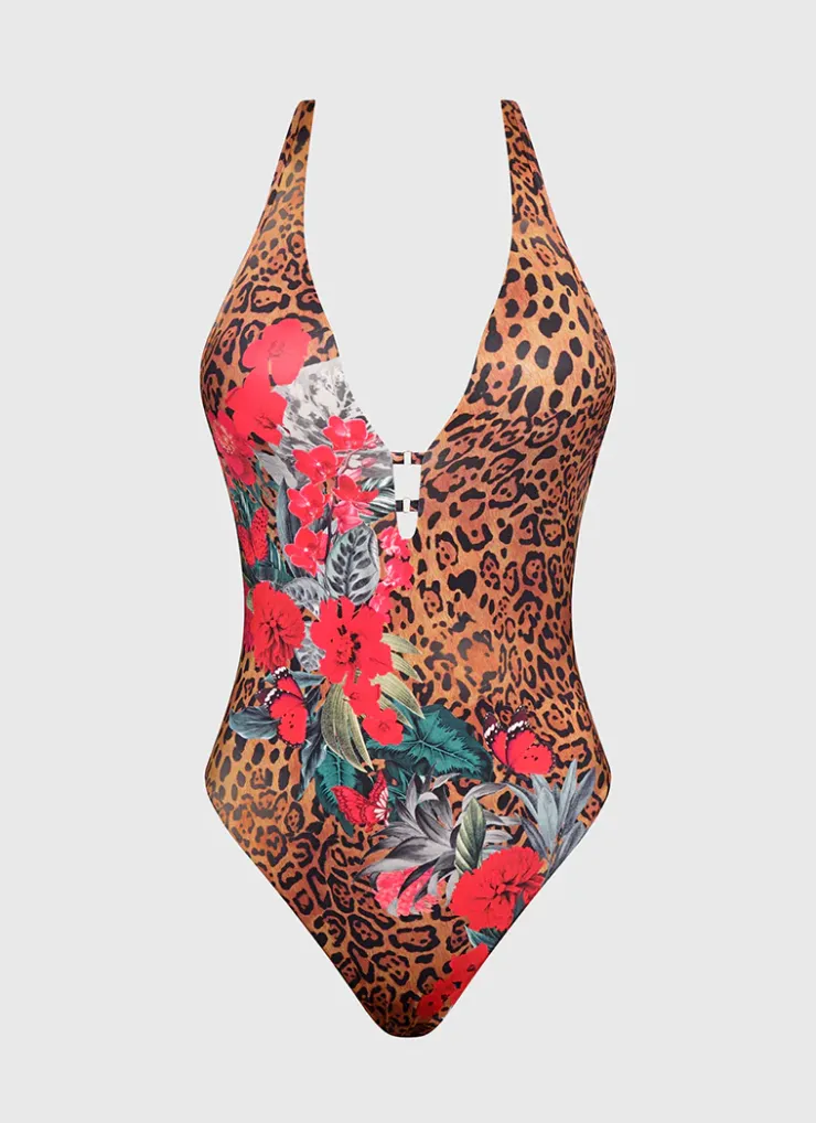 One Pieces^Aqua Blu Sienna One Piece Poppy