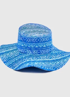 Shop Infants (00-2)^Aqua Blu Lycra Bucket Hat Poseidon