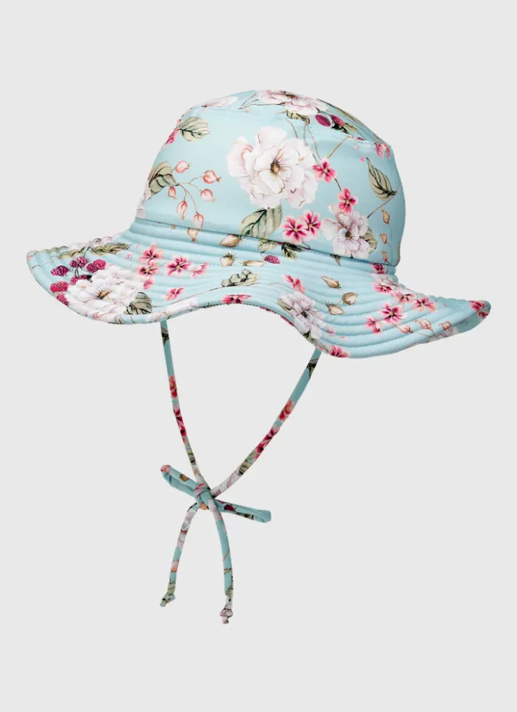 Shop Infants (00-2)|Hats^Aqua Blu Lycra Hat Primrose