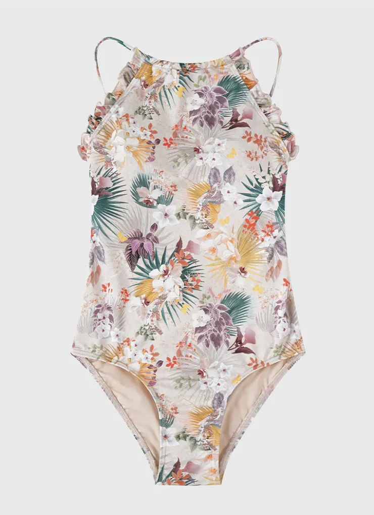 Shop Teens (8-16)|One Pieces^Aqua Blu Halter Neck One Piece Ravine