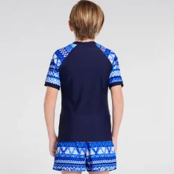 Shop Teens (8-16)^Aqua Blu Short Sleeve Rash Vest Riviera