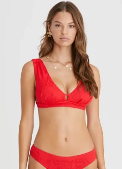 Tops^Aqua Blu Celeste D/DD Cup Top Rossa