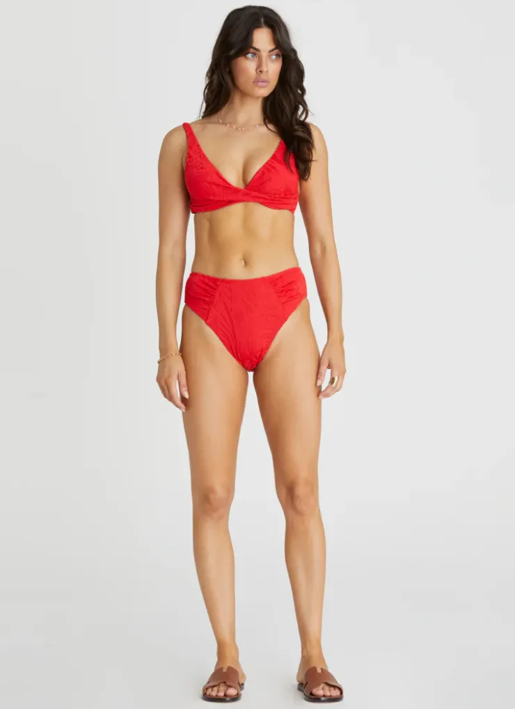 Bottoms^Aqua Blu Penelope High Waist Pant Rossa