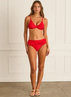 Bottoms^Aqua Blu Esme High Waist Pant Rouge