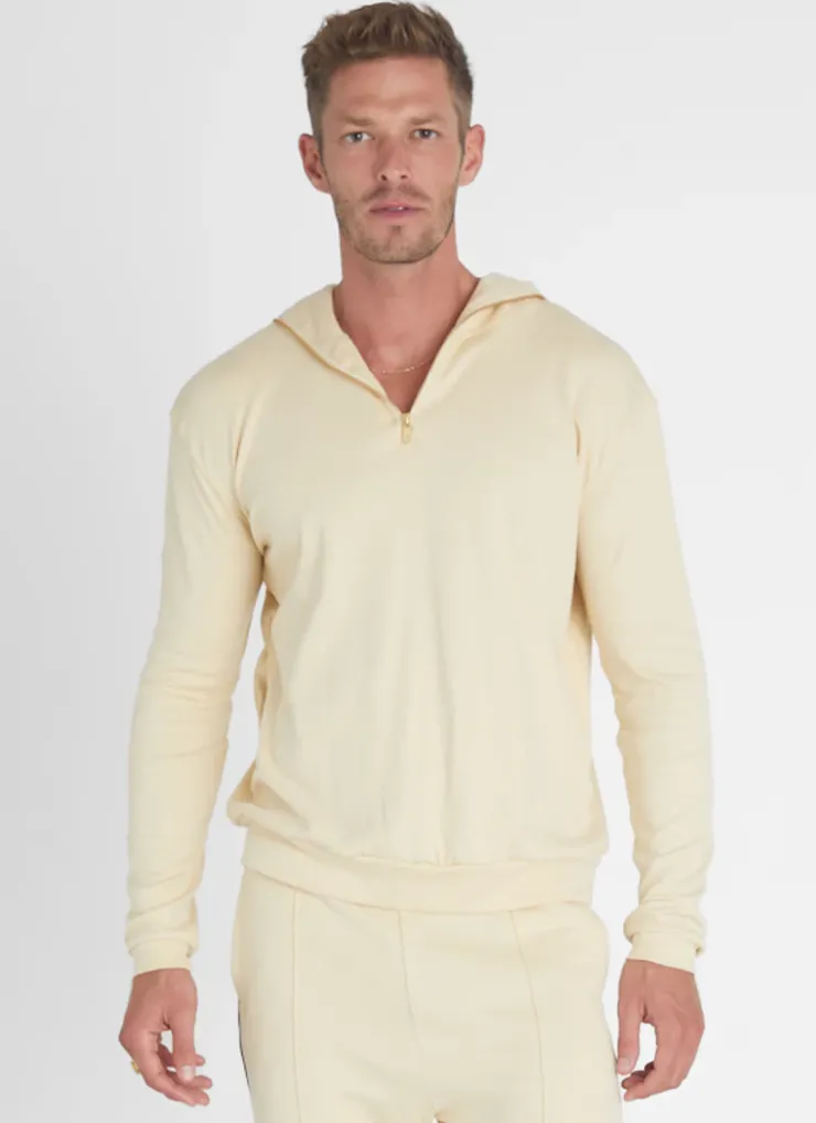Outerwear|Tops^Aqua Blu Sand Hoodie