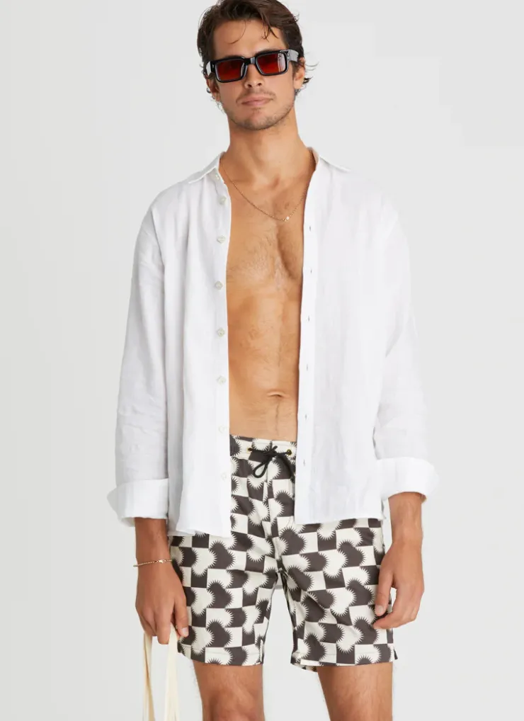 Swim Shorts^Aqua Blu Boardshorts Solaris