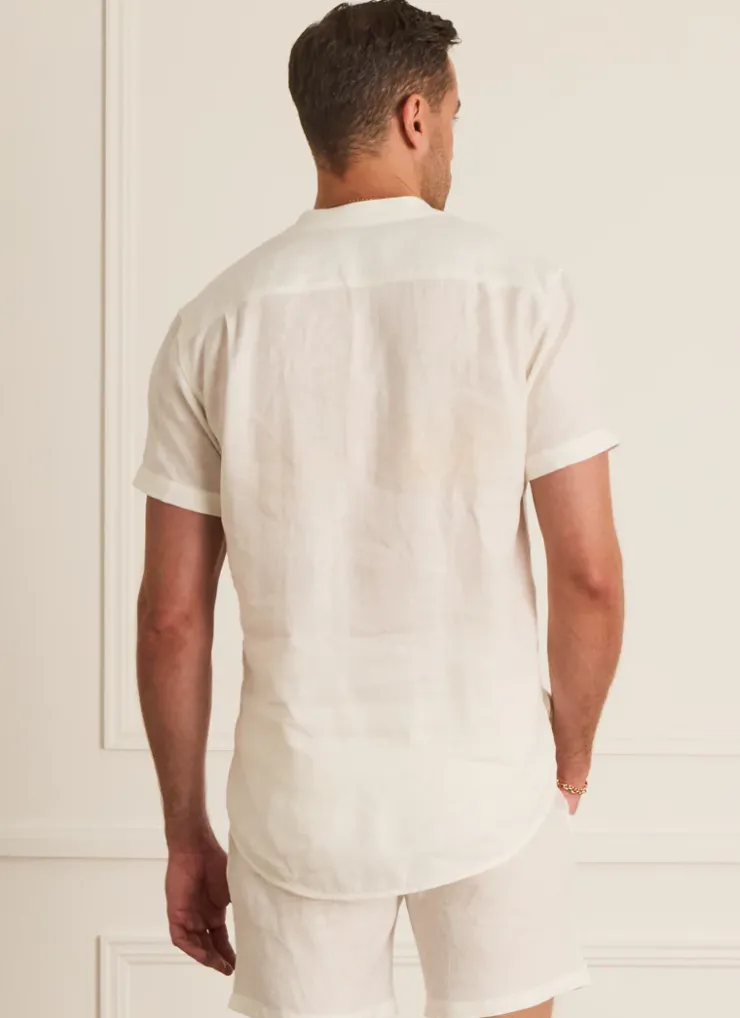 Tops|Tops^Aqua Blu Aaron Shirt Starling