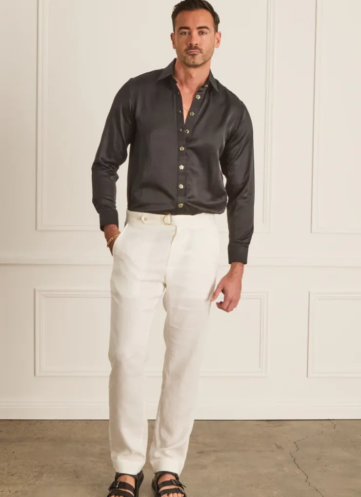 Bottoms|Bottoms^Aqua Blu Starling Jake Pants Blanca