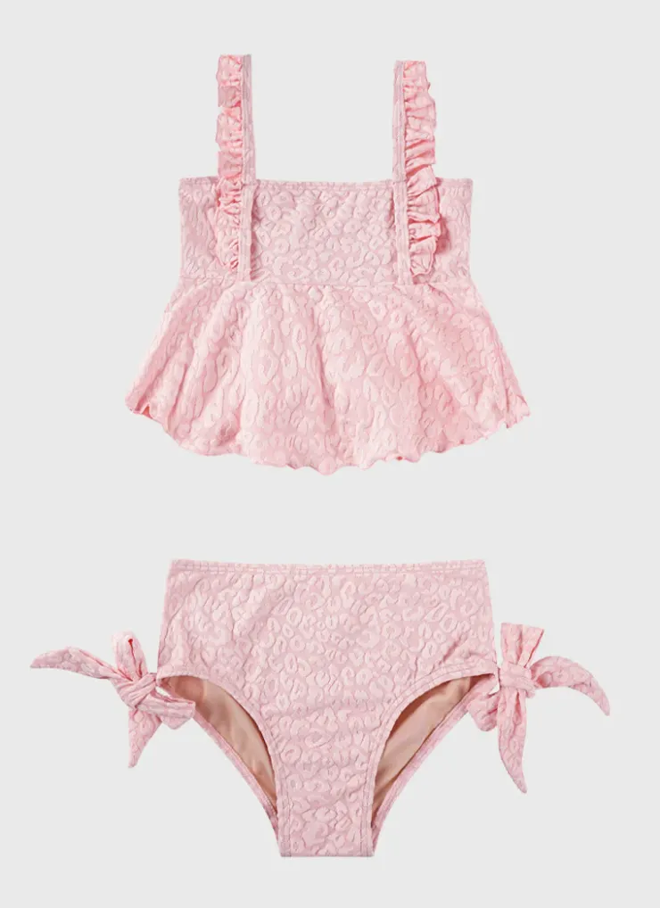 Shop Juniors (3-7)|Sets^Aqua Blu Stepping Stones Frill Bikini Set