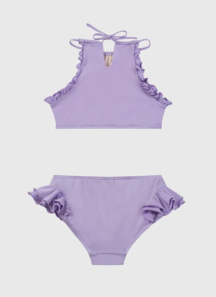 Shop Juniors (3-7)|Sets^Aqua Blu Stepping Stones Halter Neck Bikini Set