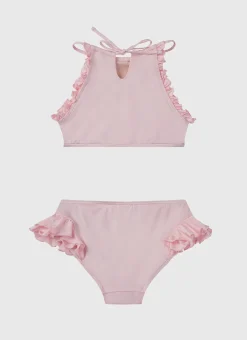 Shop Juniors (3-7)|Sets^Aqua Blu Stepping Stones Halter Neck Bikini Set