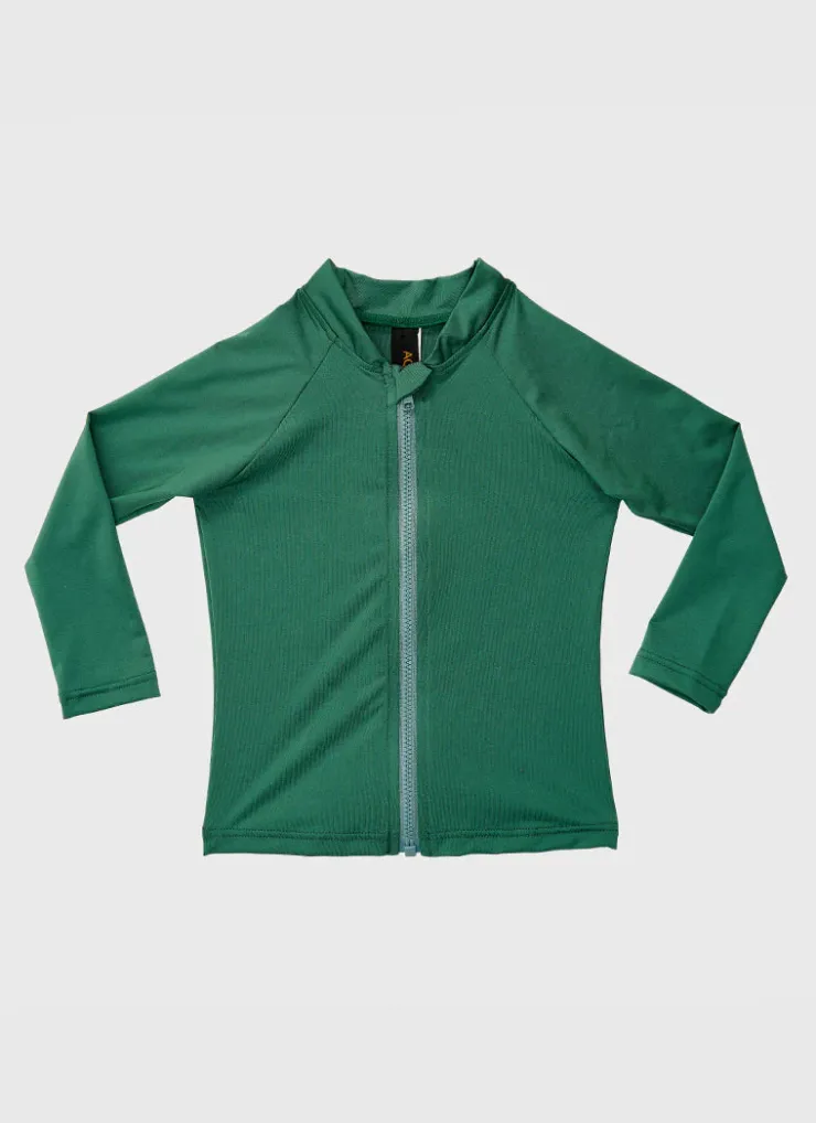 Shop Infants (00-2)|Rashies^Aqua Blu Stepping Stones Long Sleeve Rash Vest