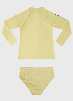 Shop Juniors (3-7)|Rashies^Aqua Blu Stepping Stones Long Sleeve Rash Vest Set